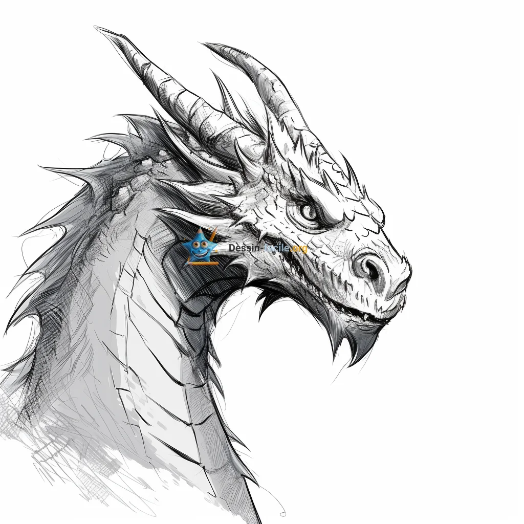 dragon dessin facile