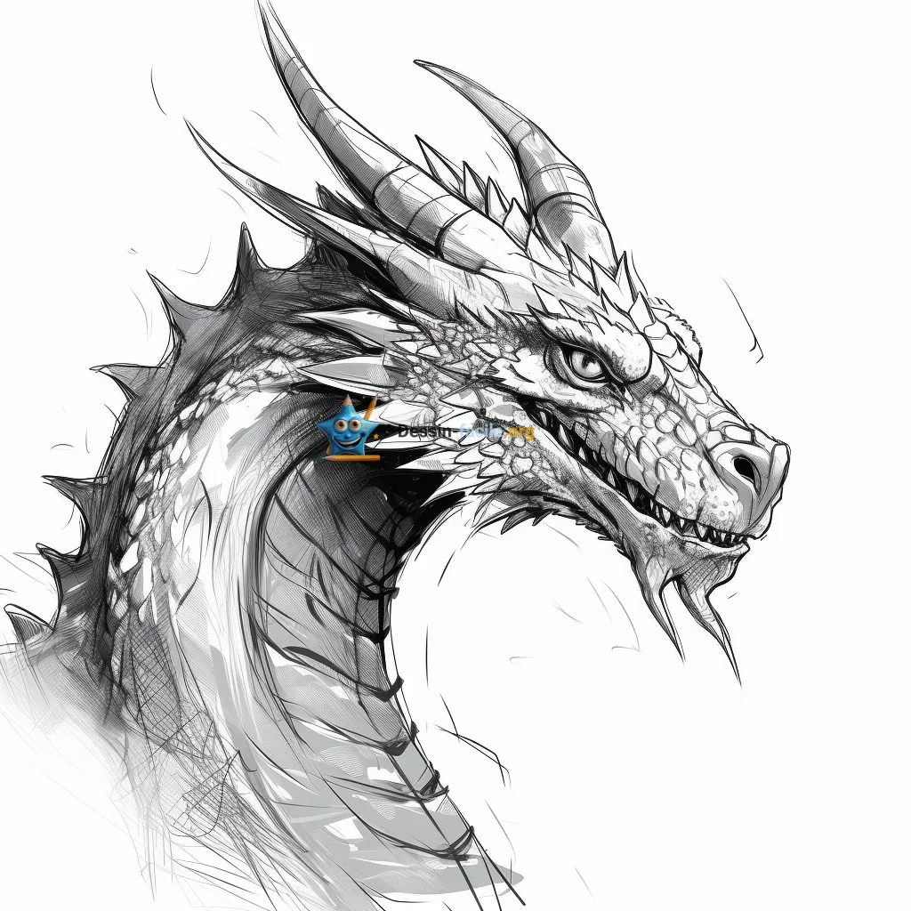 dragon dessin facile couleur