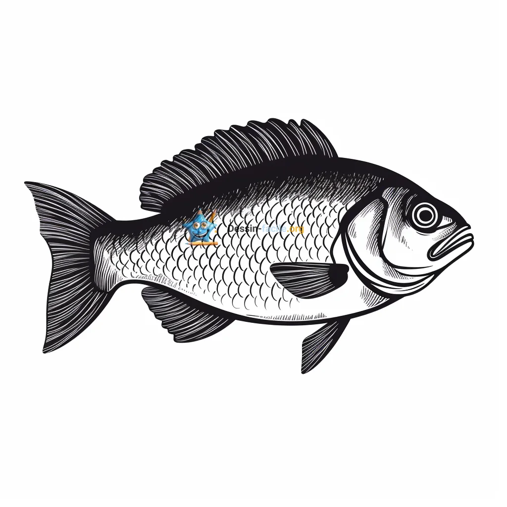 dessin poisson d'avril facile